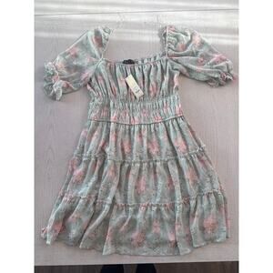 NWT Trixxi by Francescas Floral Dress Fairycore Cottagecore Girly